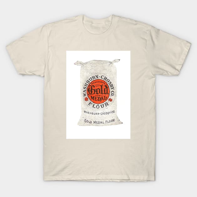 Vintage Ads - Gold Medal Flour T-Shirt by Kleiertees